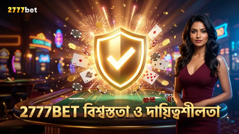 2777BET প্লেয়ারদের জন্য বিশ্বস্ততা ও দায়িত্বশীলতা নিশ্চিত করে