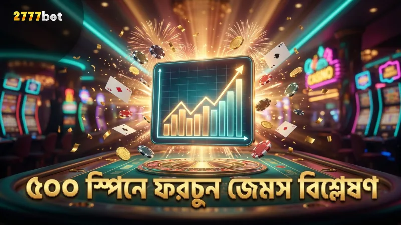 ৫০০ স্পিনের অভিজ্ঞতায় ফরচুন জেমসের সফলতার বিশ্লেষণ